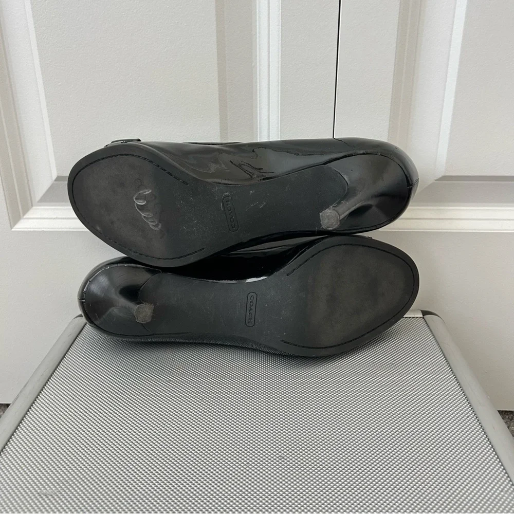 Coach Black Patent Leather‎ Heels